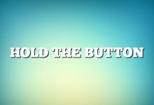 Hold The Button